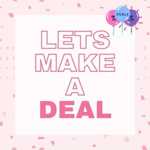 Let’s make a deal. Put your items together and lets talk savings